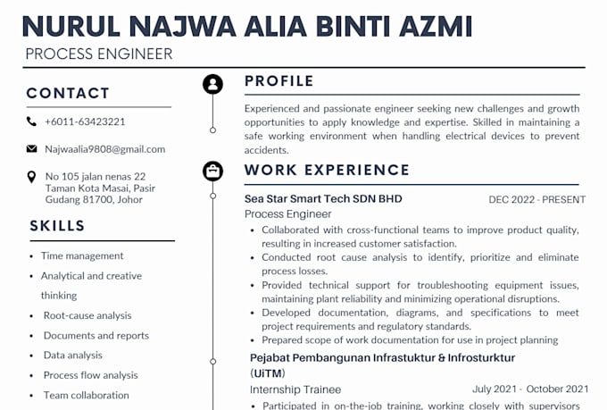 create or improve your CV and resume professionally